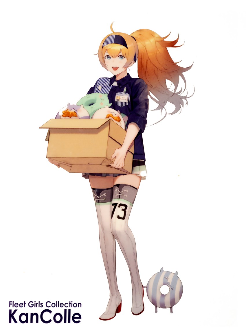 gambier bay and enemy lifebuoy (kantai collection and 1 more) drawn by akira_(kadokawa)