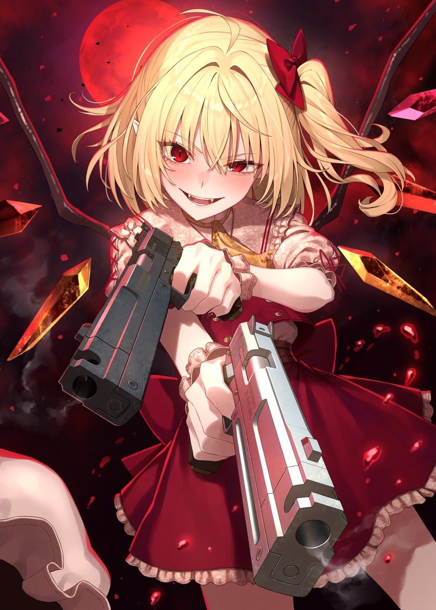 flandre scarlet (touhou and 1 more) drawn by greenkohgen