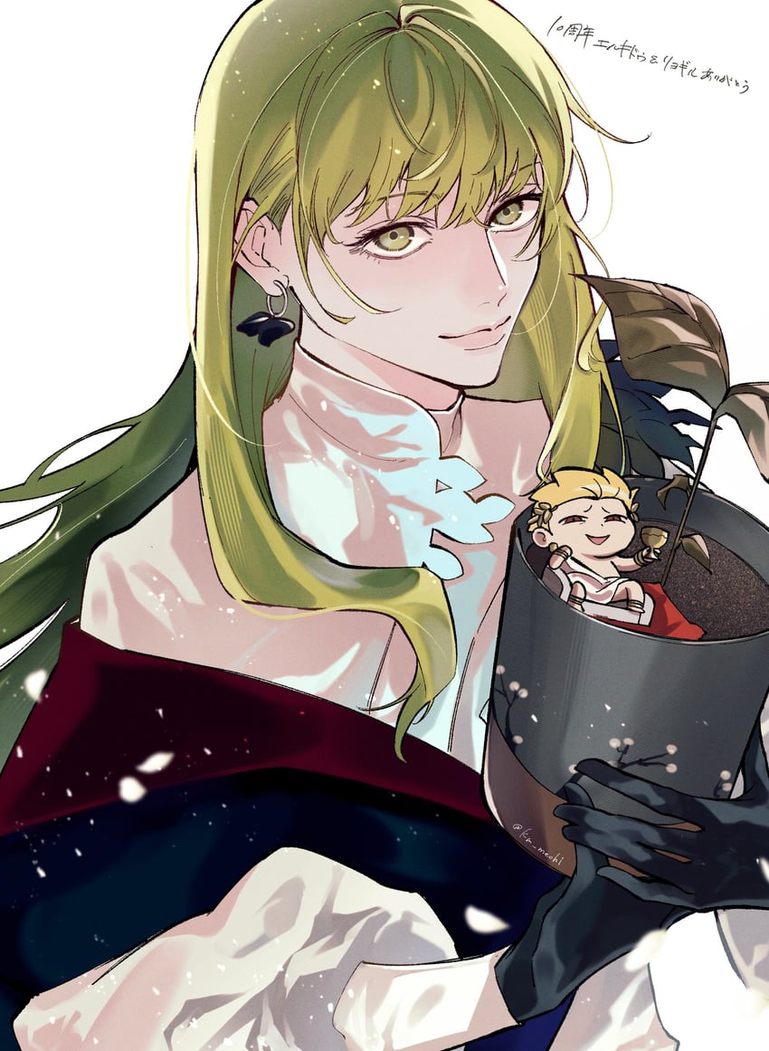 gilgamesh and enkidu (fate and 1 more) drawn by km_mechi