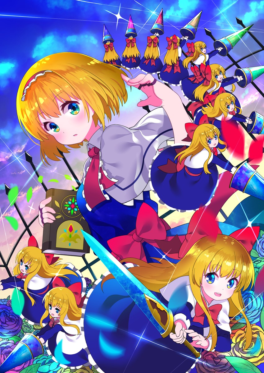 alice margatroid and shanghai doll (touhou) drawn by yuujin_(yuzinn333)