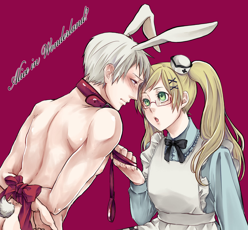 prussia and united kingdom (axis powers hetalia) drawn by 39roku