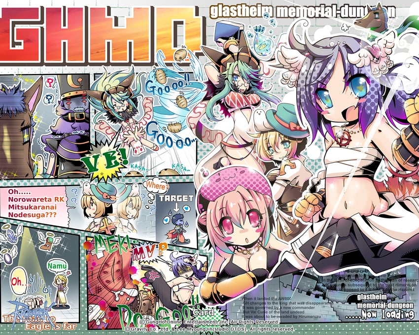 arch bishop, poring, sorcerer, ranger, sura, and 7 more (ragnarok online) drawn by tanono