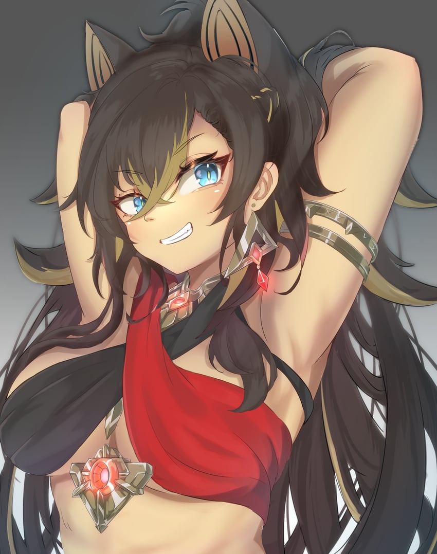 dehya (genshin impact) drawn by nouri0112