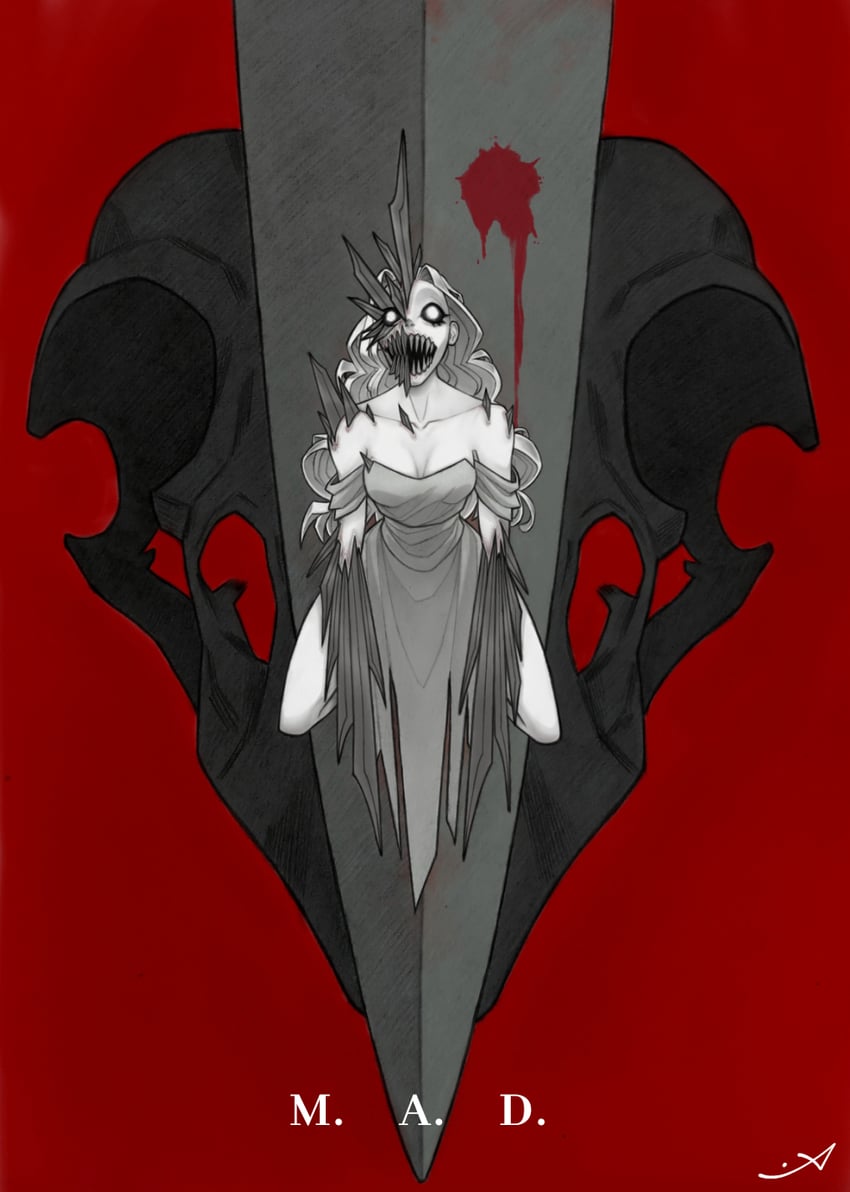 princess and the razor (slay the princess) drawn by mr_andres0n