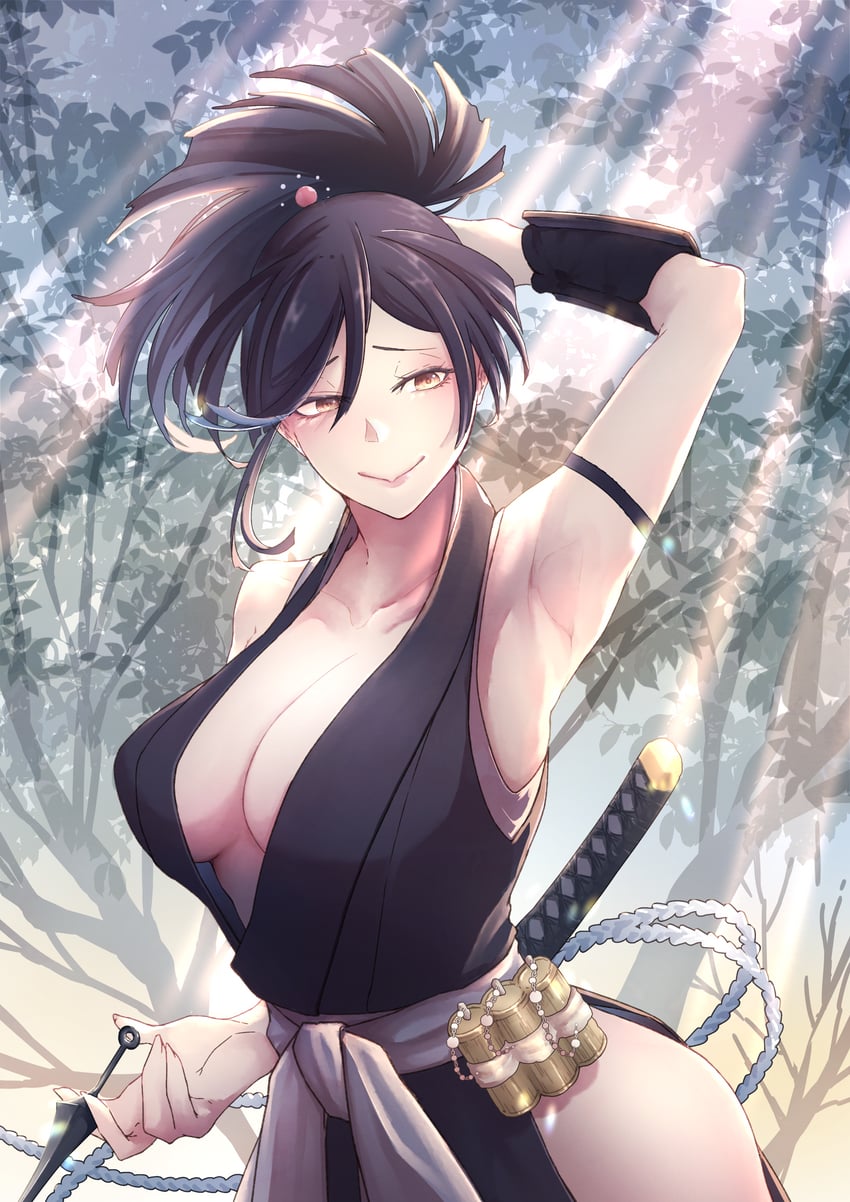 yuzuriha (jigokuraku) drawn by oekakissaerizoh