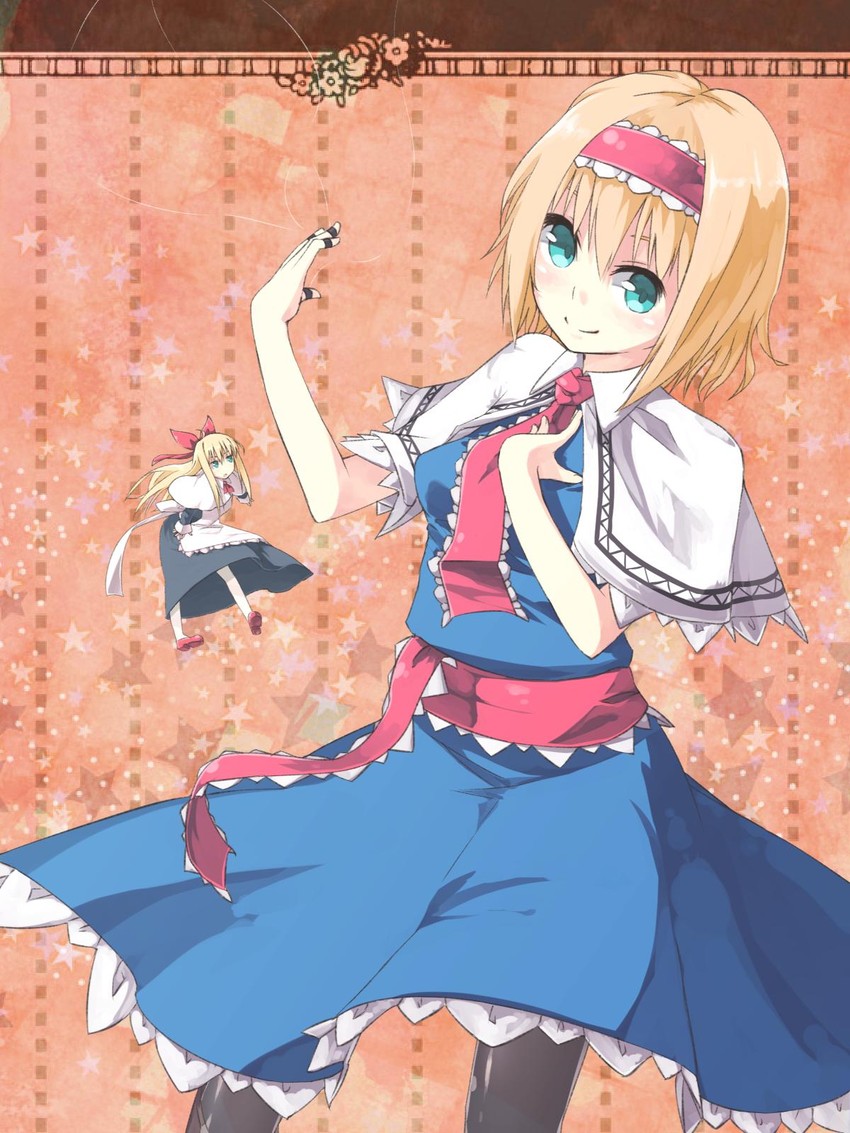 alice margatroid and shanghai doll (touhou) drawn by ibuki_notsu