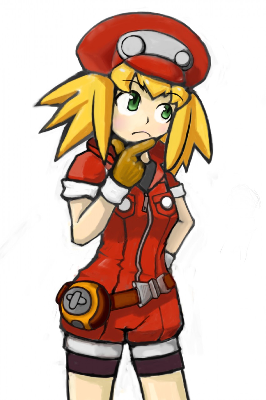 roll caskett (mega man and 2 more) drawn by resto