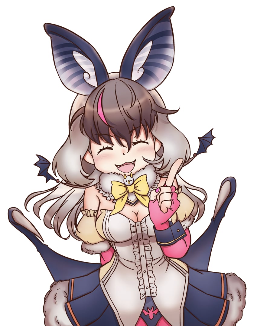 brown long-eared bat (kemono friends and 1 more) drawn by manganese_genki