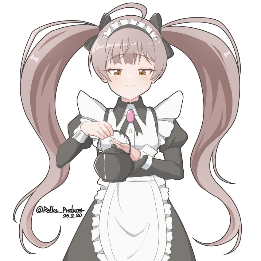 hakozaki serika (idolmaster and 1 more) drawn by nillis
