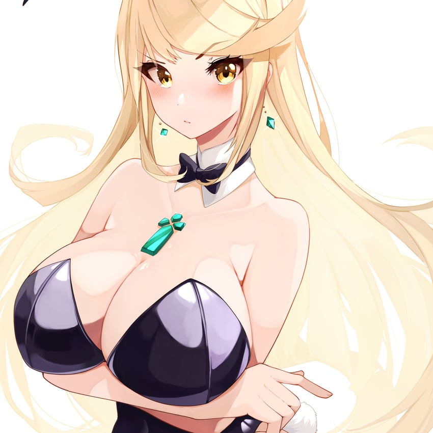 mythra (xenoblade chronicles and 1 more) drawn by risumi_(taka-fallcherryblossom)