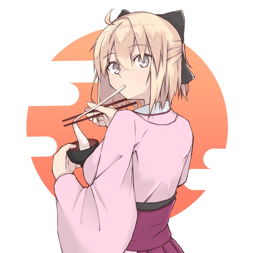okita souji (fate and 2 more) drawn by asashin_(asn)