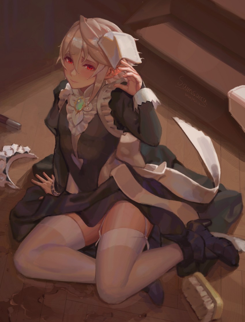 male corrin (fire emblem and 2 more) drawn by samsara_(shuukeura)