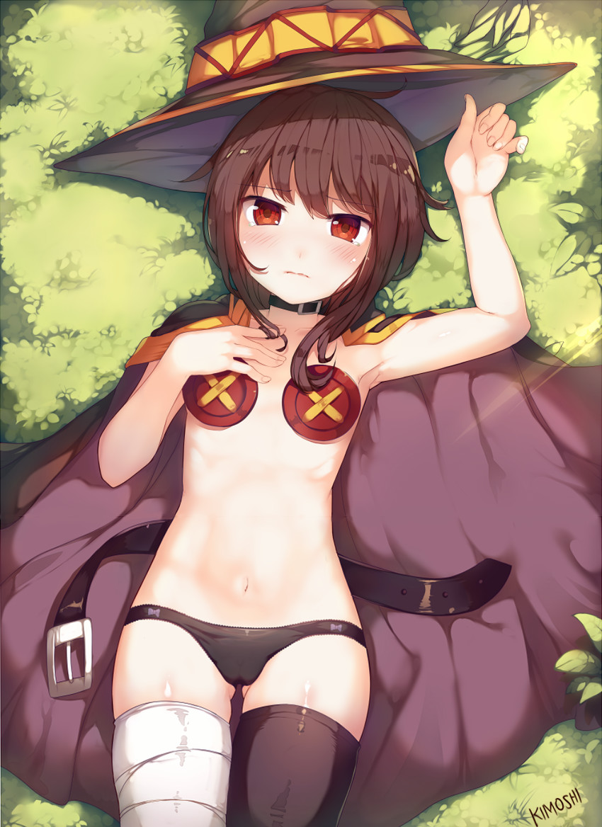 megumin (kono subarashii sekai ni shukufuku wo!) drawn by kimoshi