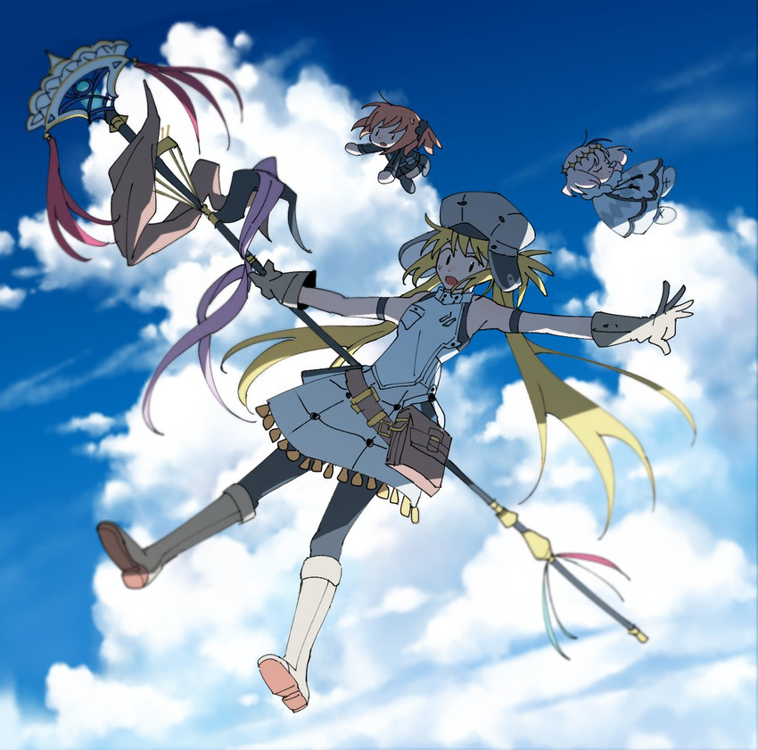 artoria pendragon, fujimaru ritsuka, artoria caster, and oberon (fate and 1 more) drawn by bobi
