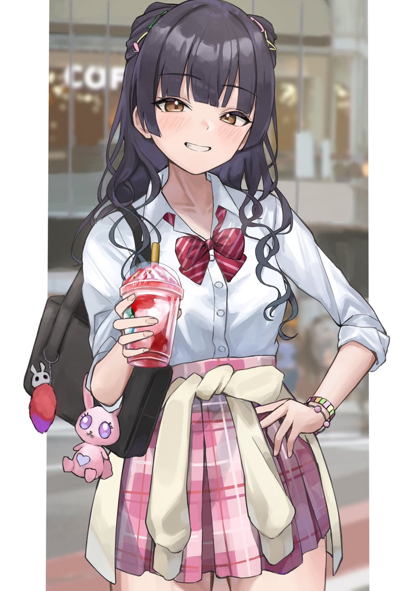 mayuzumi fuyuko (idolmaster and 1 more) drawn by asashin_(asn)