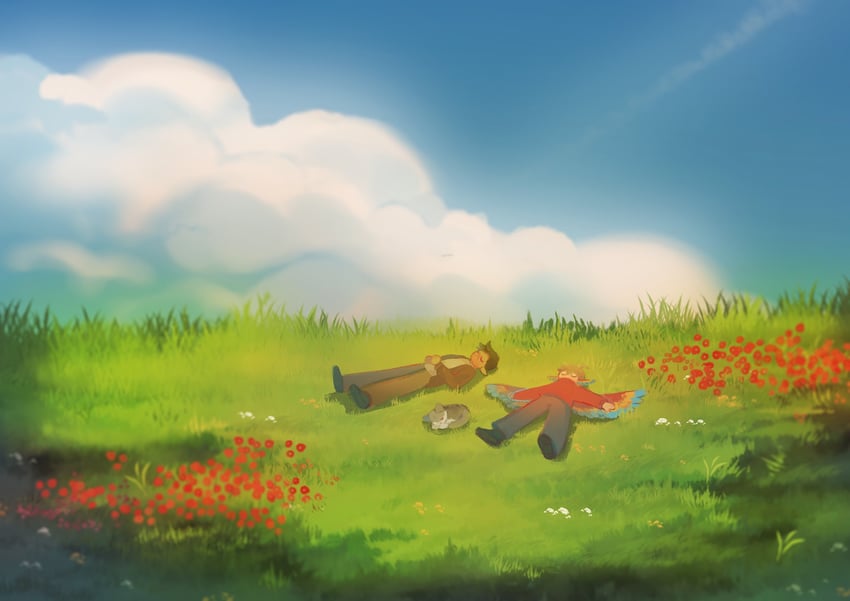 grian, goodtimeswithscar, and jellie (minecraft youtube and 1 more) drawn by vale_(mambodork)