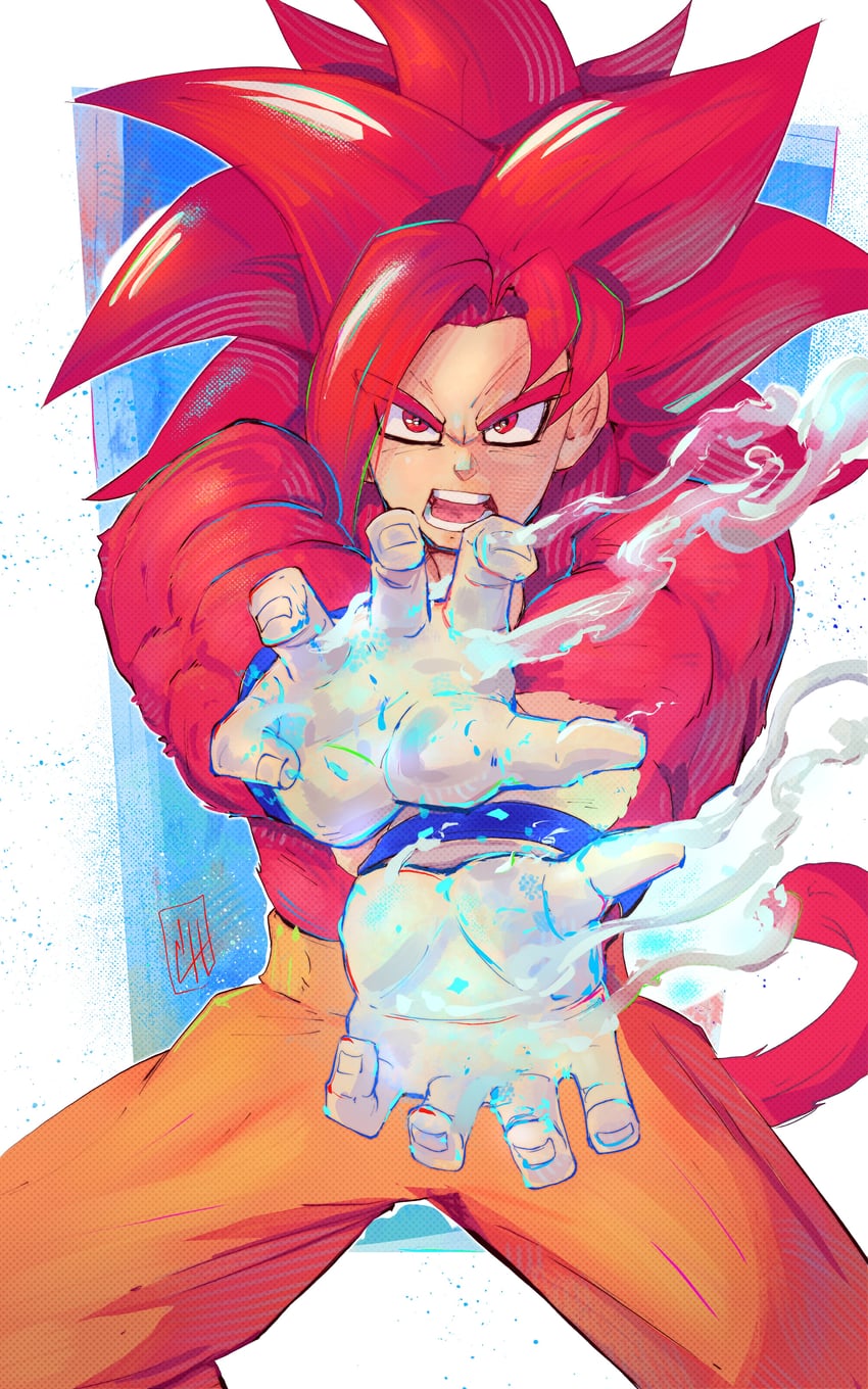 son goku (dragon ball and 1 more) drawn by boutsoftheblind