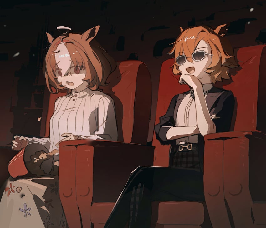t.m. opera o and meisho doto (umamusume) drawn by meloen_ha