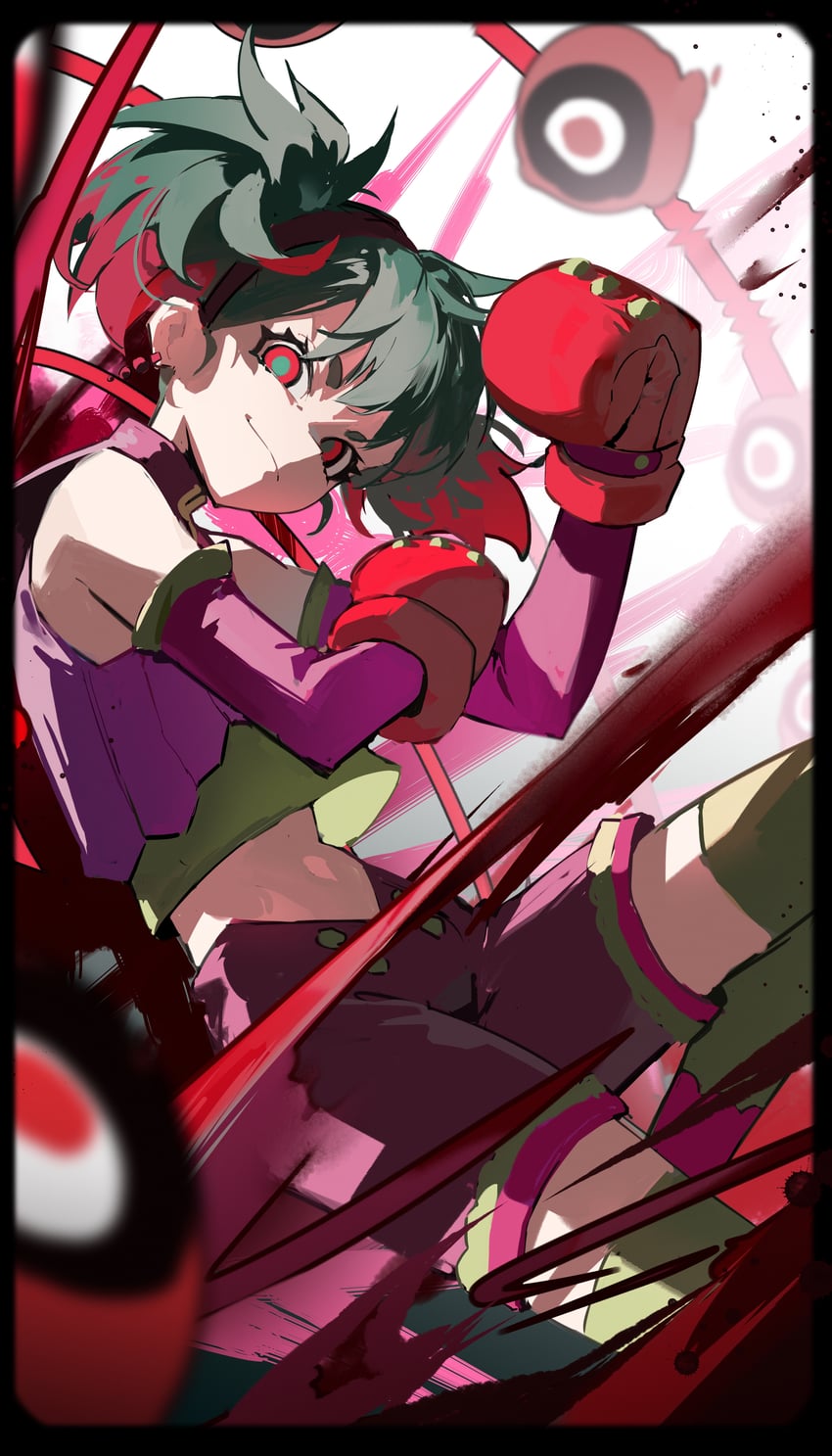 hatsune miku (vocaloid and 2 more) drawn by jiu_ye_sang
