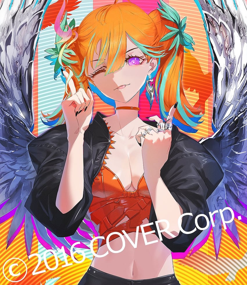 takanashi kiara (hololive and 1 more) drawn by huke