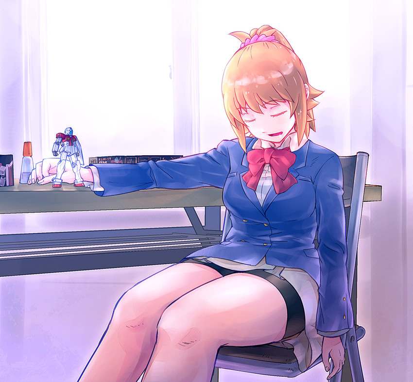 hoshino fumina and gm (gundam and 2 more) drawn by tamago_tomato