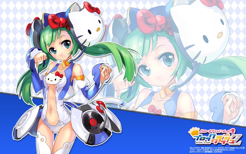 hello kitty (sanrio and 2 more) drawn by zeco