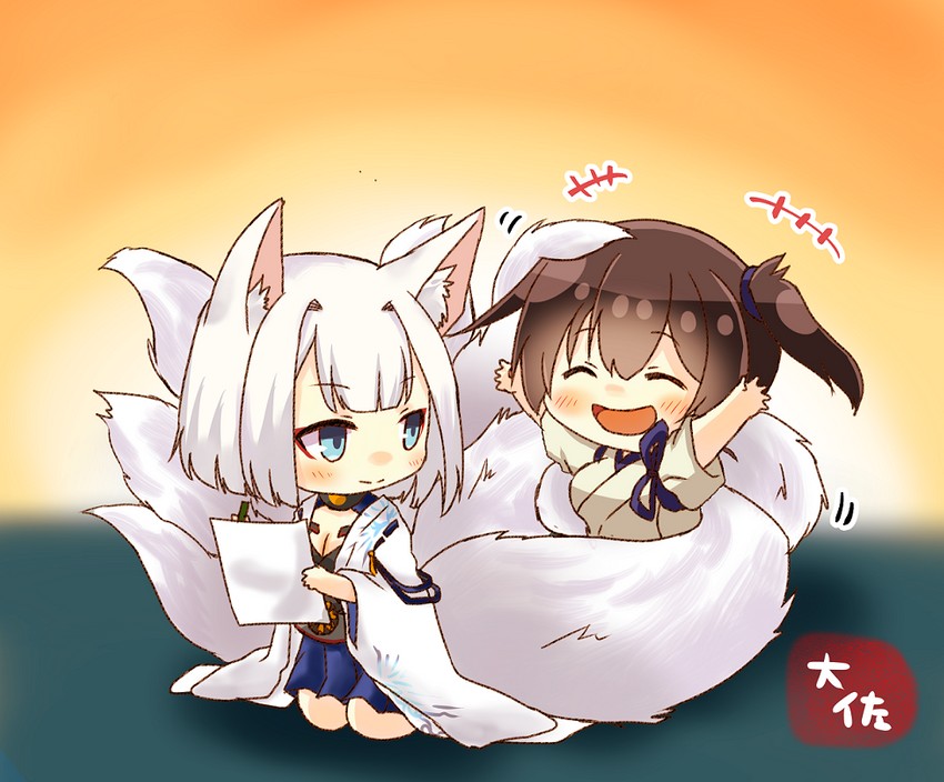 kaga (kantai collection and 1 more) drawn by taisa_(kari)