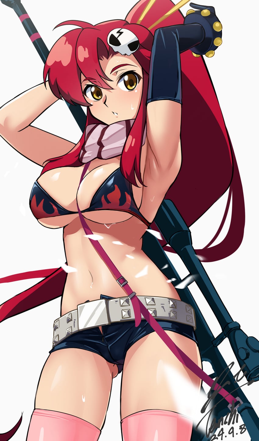 yoko littner (tengen toppa gurren lagann) drawn by yoo_tenchi