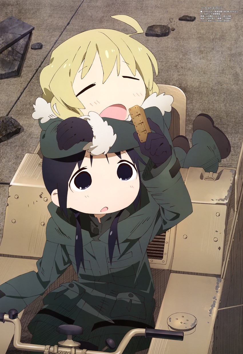 chito and yuuri (megami magazine and 1 more) drawn by nagayoshi_takashi