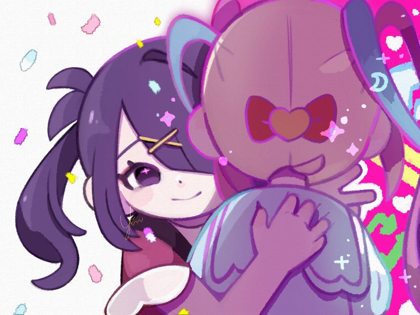 chouzetsusaikawa tenshi-chan and ame-chan (needy girl overdose) drawn by yknsugar