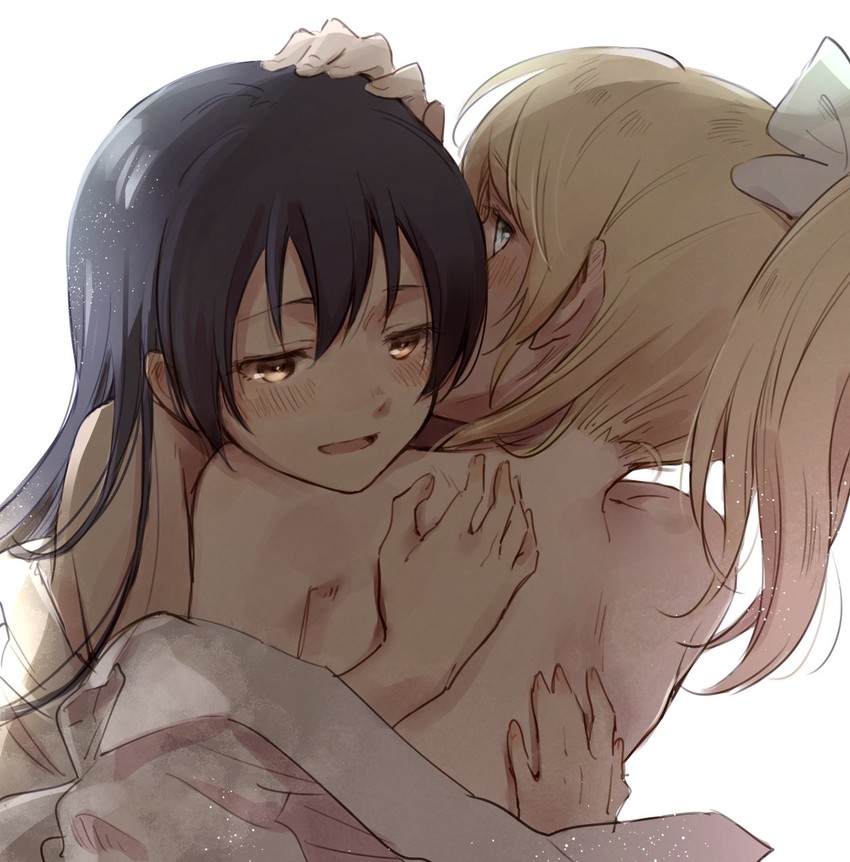 sonoda umi and ayase eli (love live! and 1 more) drawn by yukiiti