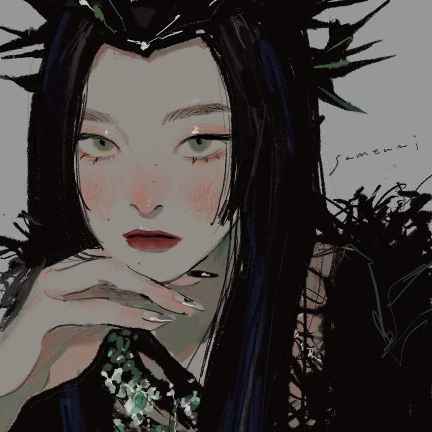 seulgi (real life and 1 more) drawn by samenai_ymkr