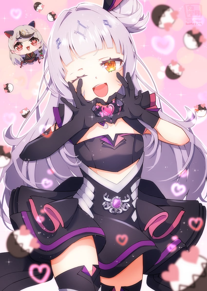 sakamata chloe and murasaki shion (hololive and 1 more) drawn by satsuki_(pixiv_742410)