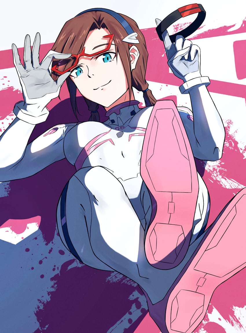 makinami mari illustrious (neon genesis evangelion and 2 more) drawn by yakisobaosu