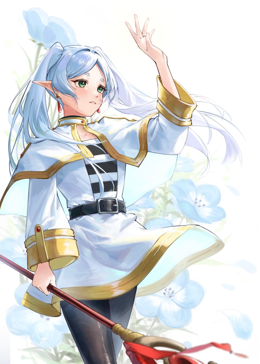 frieren (sousou no frieren) drawn by nagisa_(pan_to_honey)