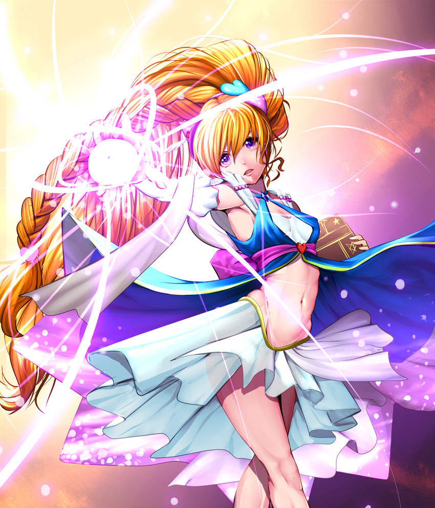 asahina mirai and cure miracle (precure and 1 more) drawn by harihisa