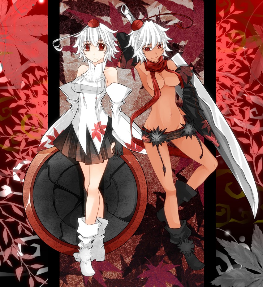 inubashiri momiji (touhou) drawn by aoshima