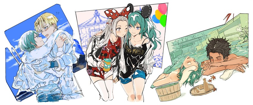 edelgard von hresvelg, dimitri alexandre blaiddyd, claude von riegan, female byleth, and male byleth (fire emblem and 2 more) drawn by suou_(sdurorhr)