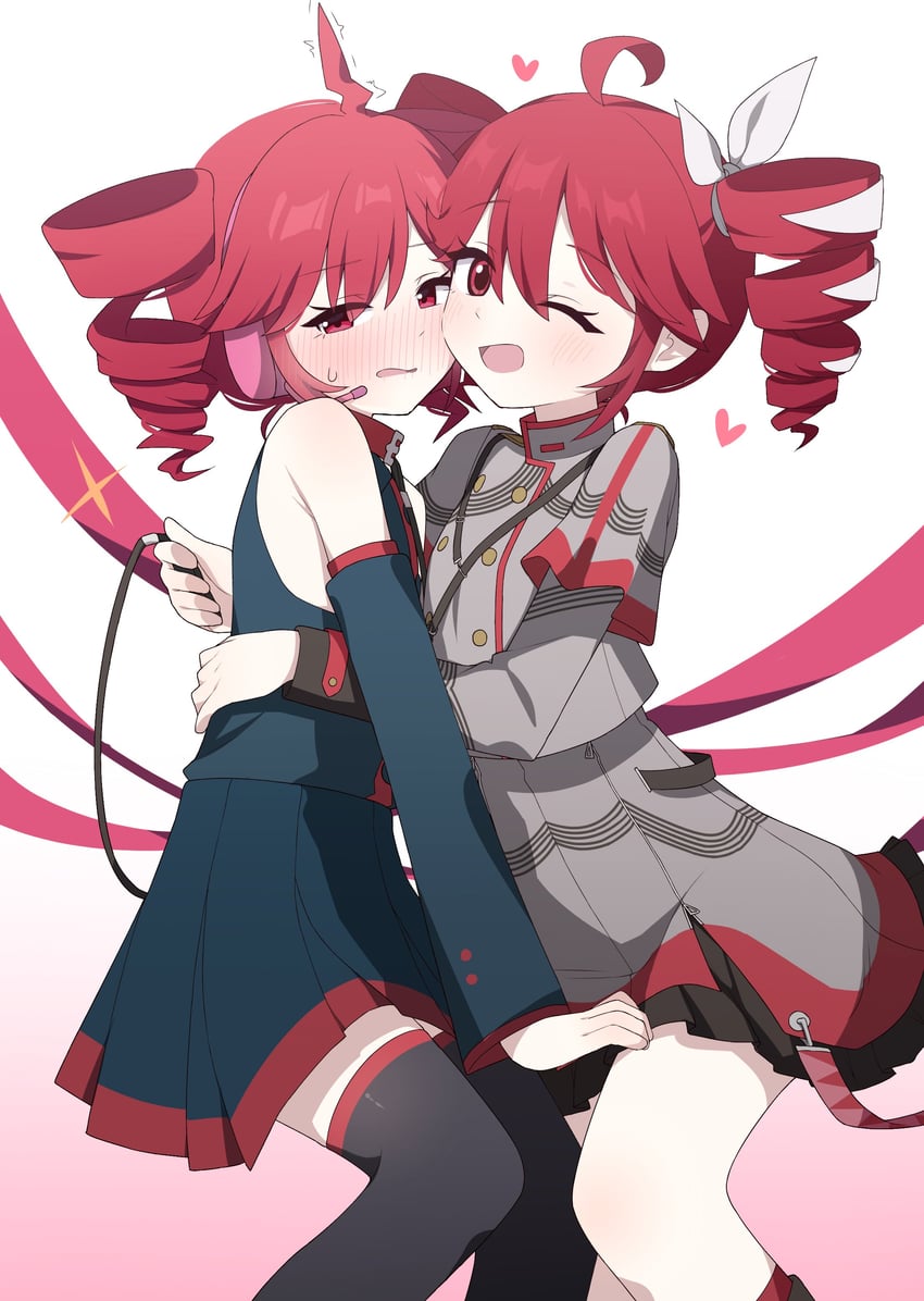 kasane teto (utau and 1 more) drawn by hagoonha