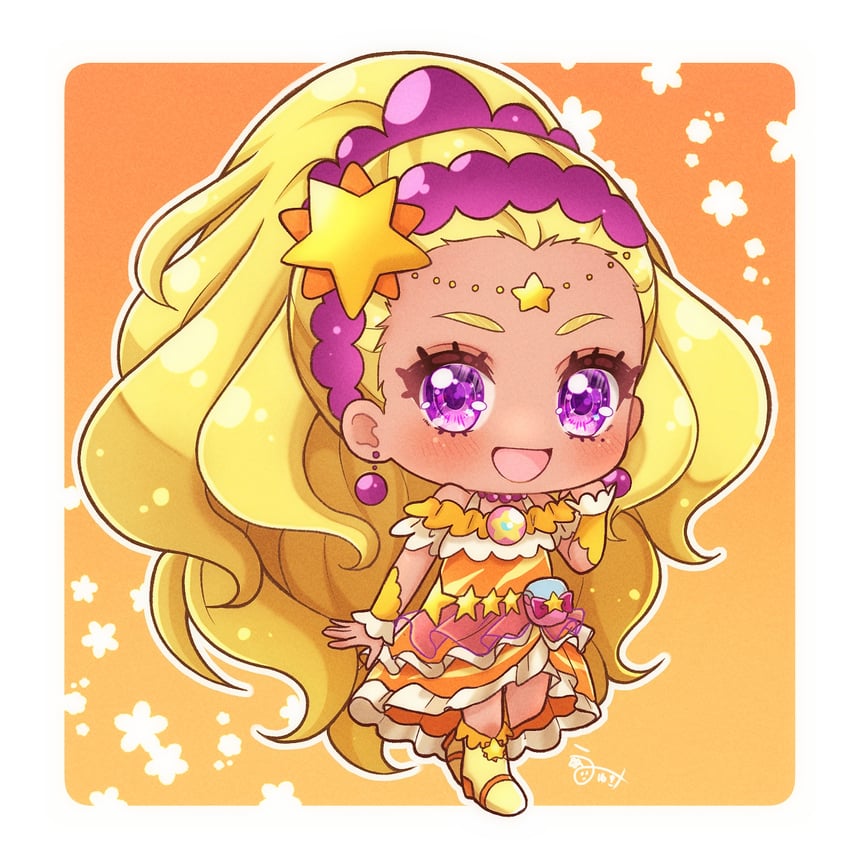 amamiya elena and cure soleil (precure and 1 more) drawn by umiyuki_(umi_chu)