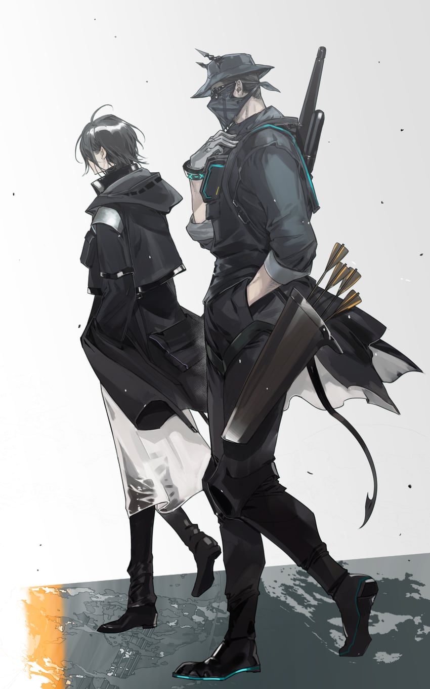 doctor and scout (arknights) drawn by kaifei_(kaifei_29)