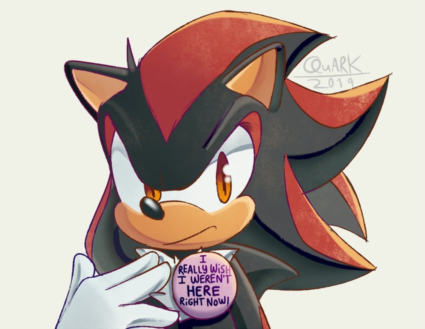 shadow the hedgehog (sonic and 1 more) drawn by quark196