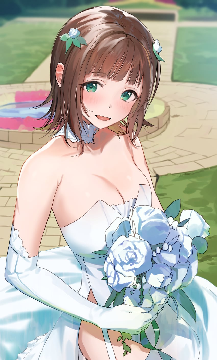 amami haruka (idolmaster and 1 more) drawn by uouokuma