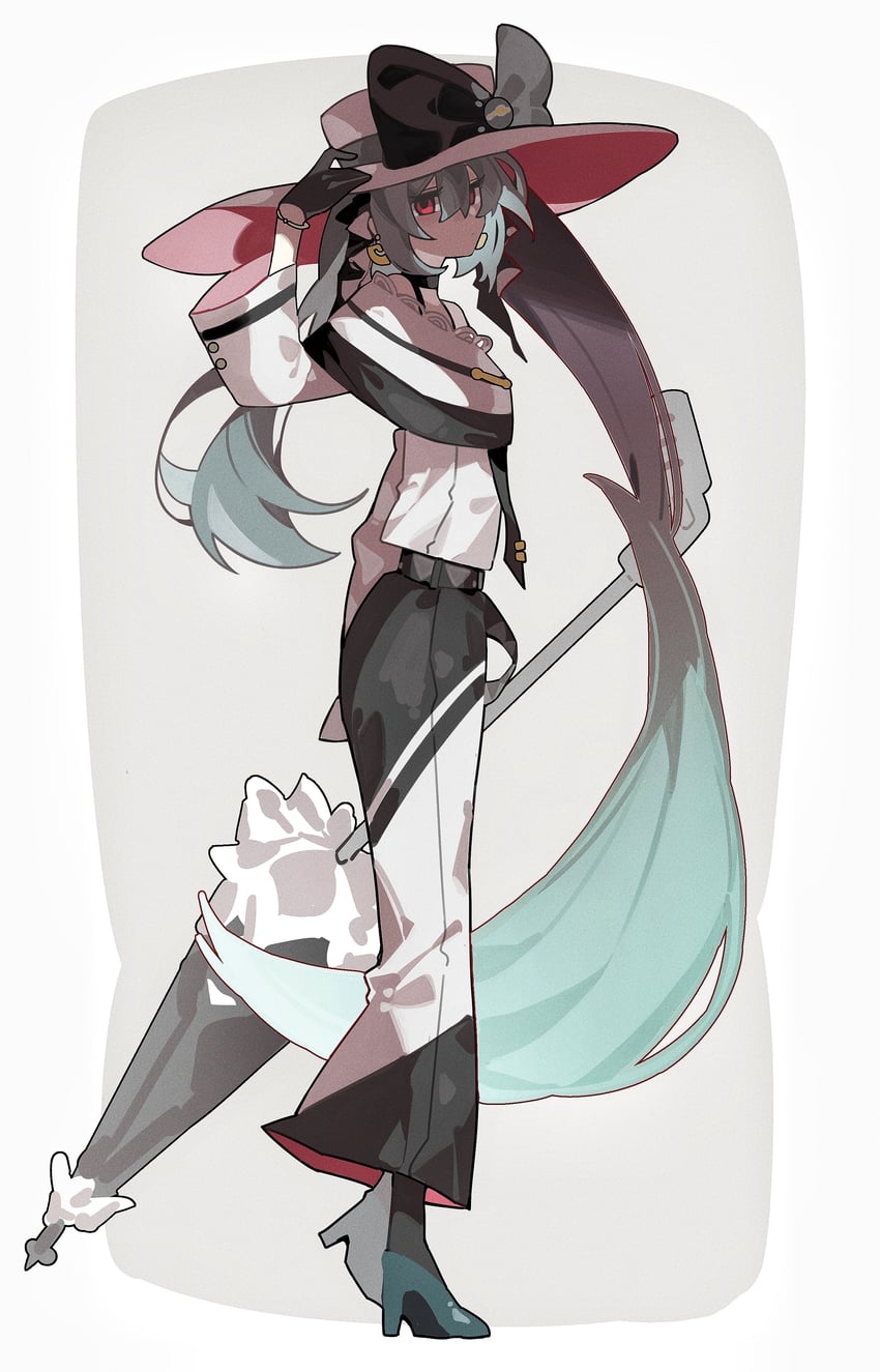 hatsune miku and dark miku (pokemon and 2 more) drawn by haobuguniao