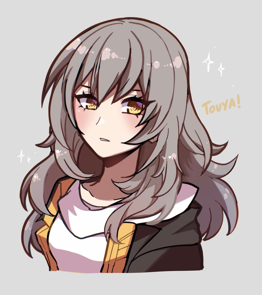 trailblazer and stelle (honkai and 1 more) drawn by touyarokii