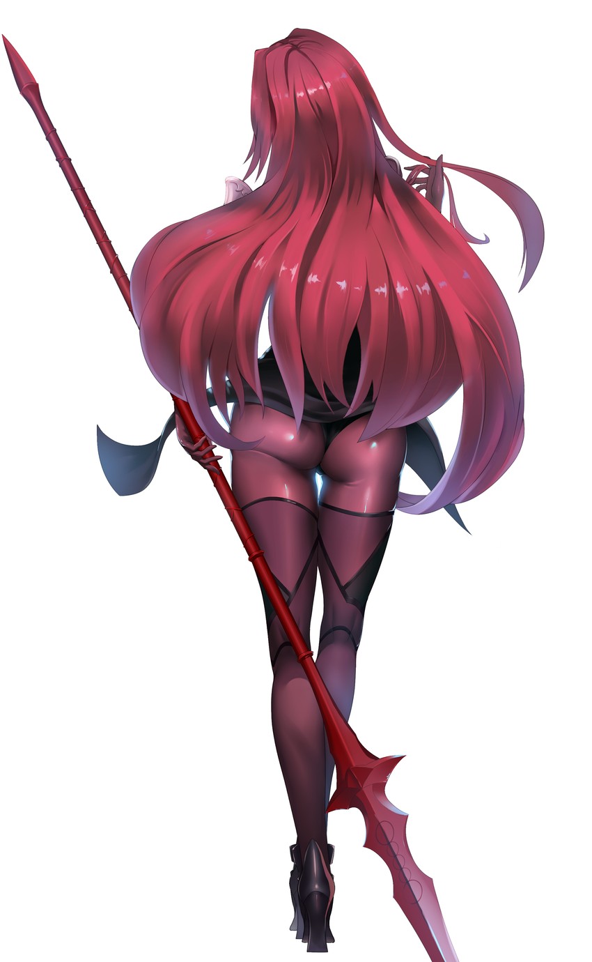 scathach (fate and 1 more) drawn by danta_(mtsk2455)
