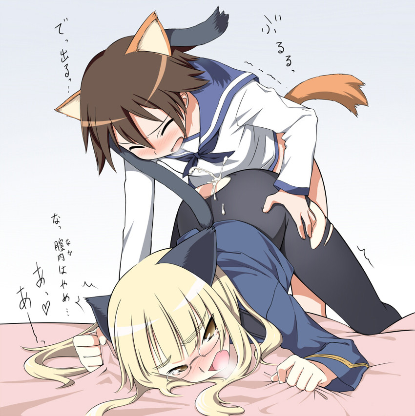 miyafuji yoshika and perrine h. clostermann (world witches series and 1 more) drawn by 212_(kisaragi)