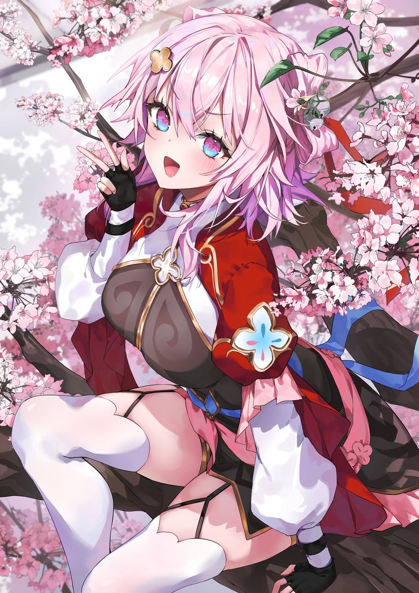 march 7th (honkai and 1 more) drawn by kuro_(rudyan0128)