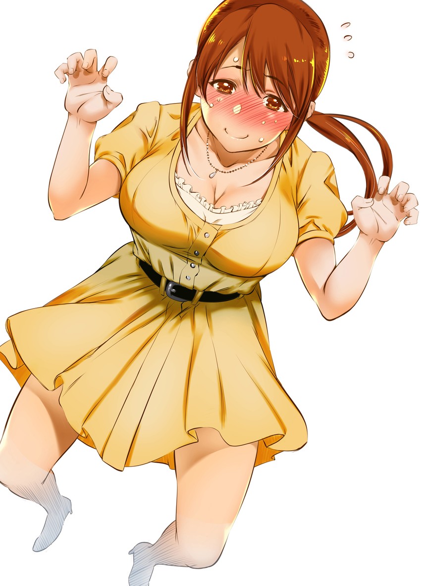 mifune miyu (idolmaster and 2 more) drawn by shigaoka
