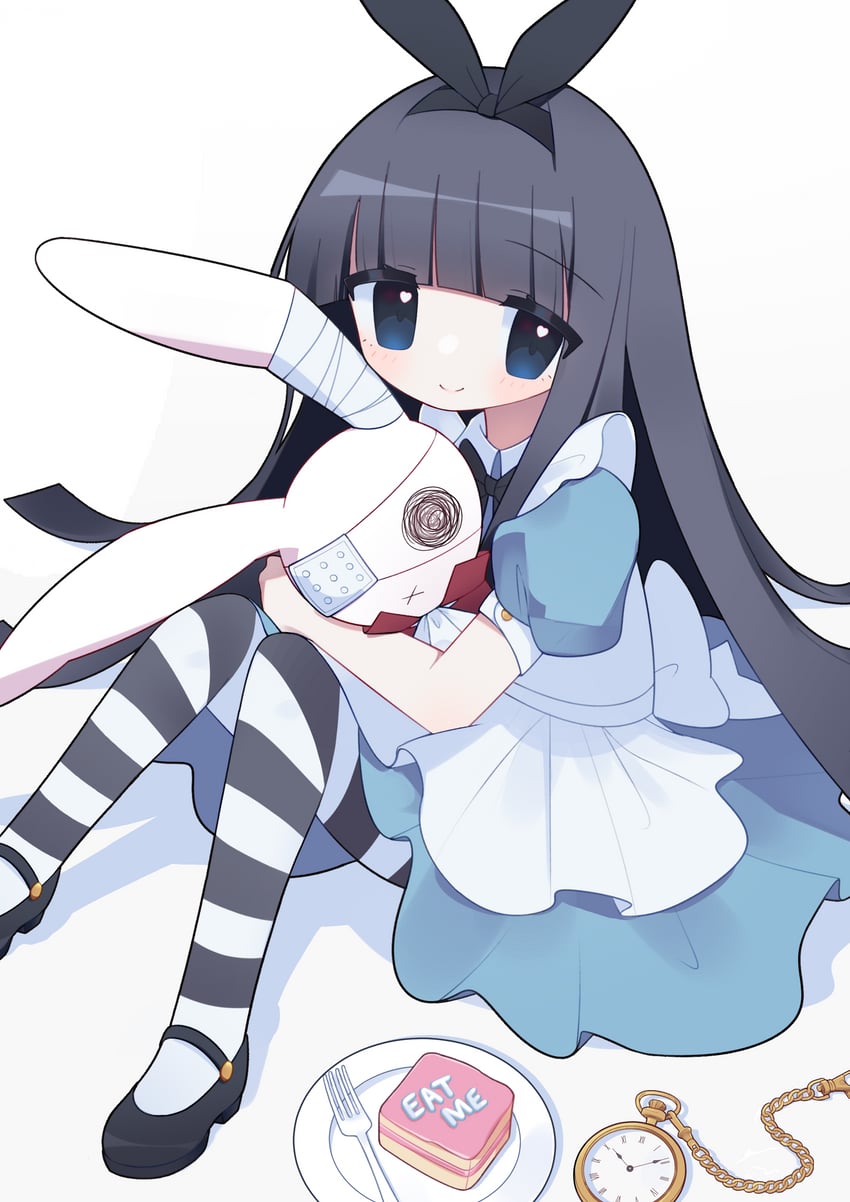 alice and takashima zakuro (alice's adventures in wonderland and 1 more) drawn by risumun